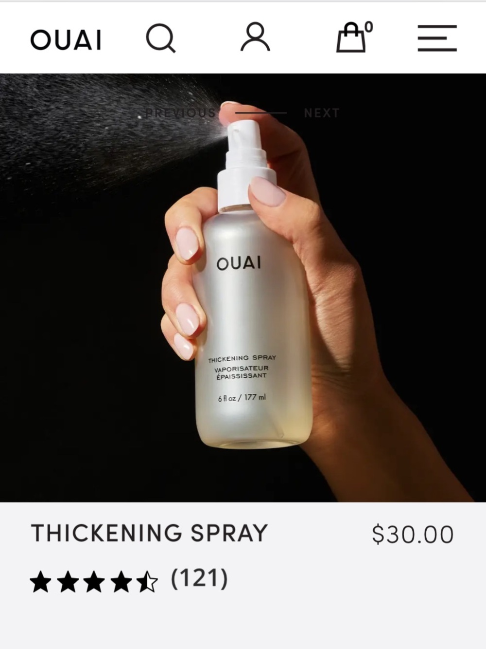 Ouai Thickening Spray New